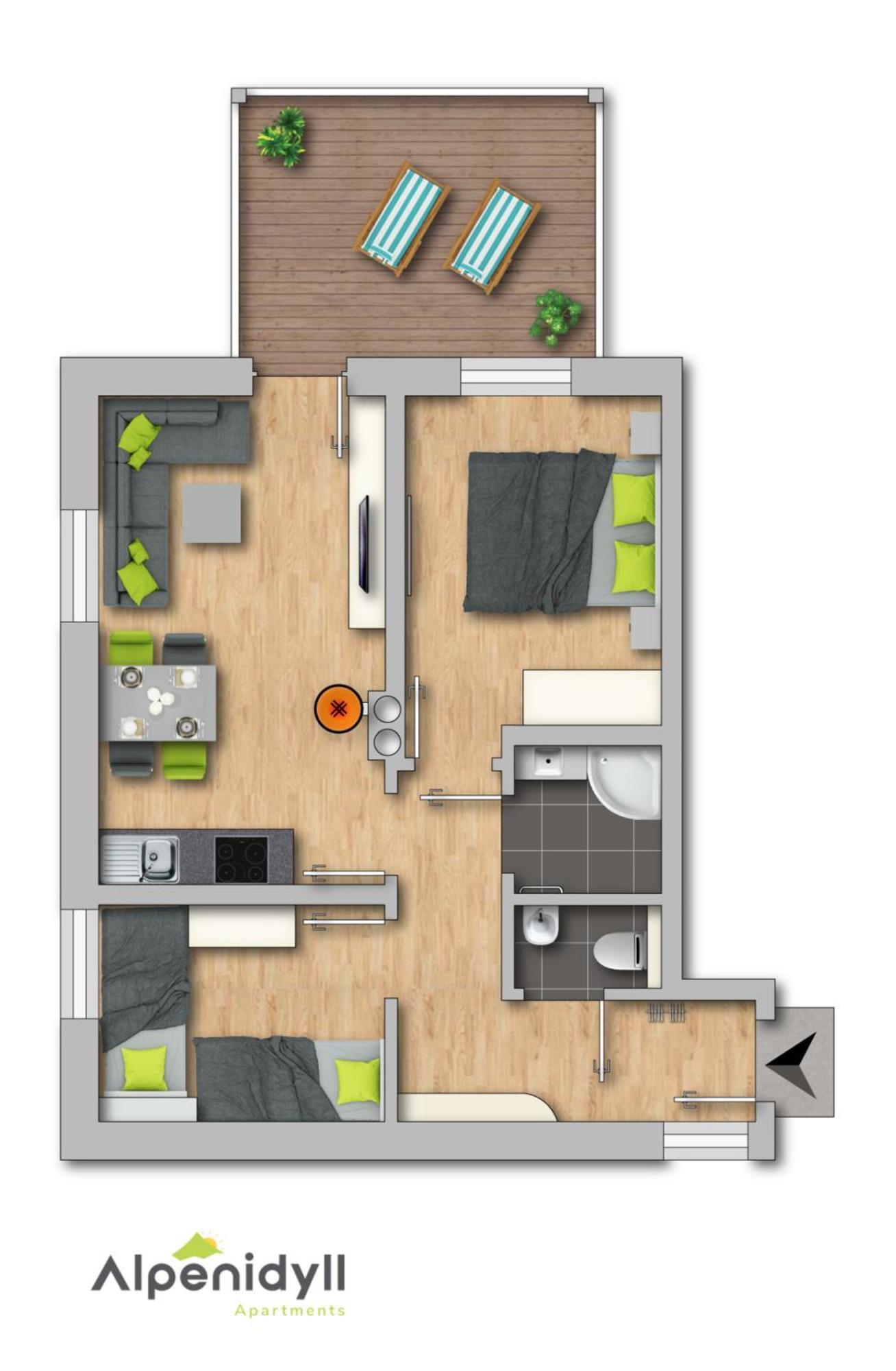 Happy Aich 3 By Alpenidyll Apartments Экстерьер фото